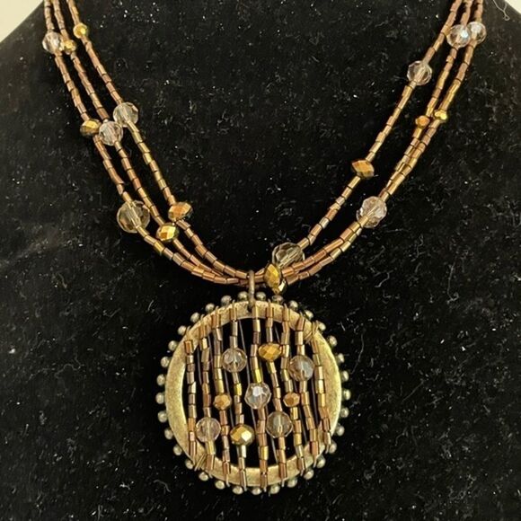 Cookie Lee Jewelry - VINTAGE signed Cookie Lee 20” genuine crystal & glass beaded necklace
